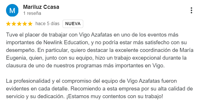 reseña de goole vigoazafatas newlink